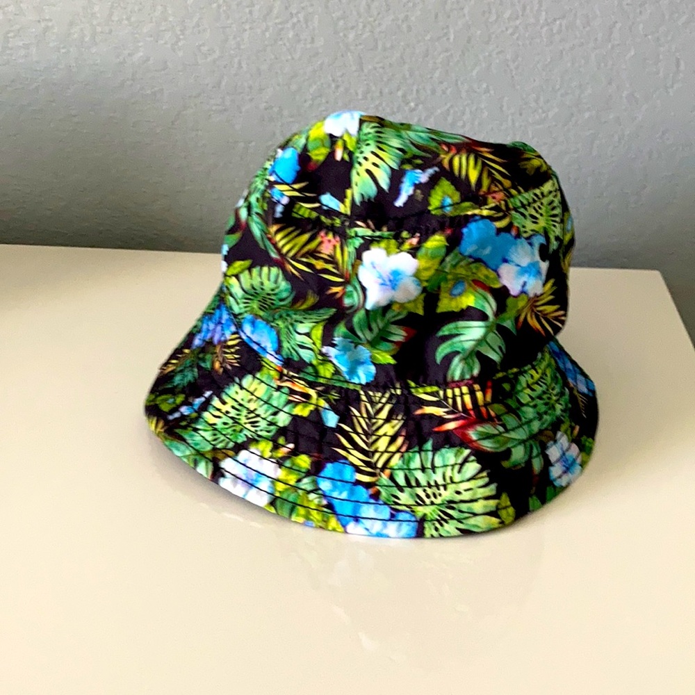 Tropical Print Bucket Hats